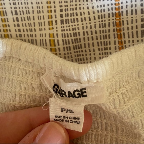 Garage Hayden Tiered babydoll dress in white - Picture 5 of 7